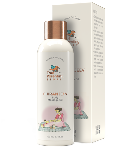 Chiranjeev Body Massage Oil | Baby Massage Oil with Desi Ghee | 100 ml